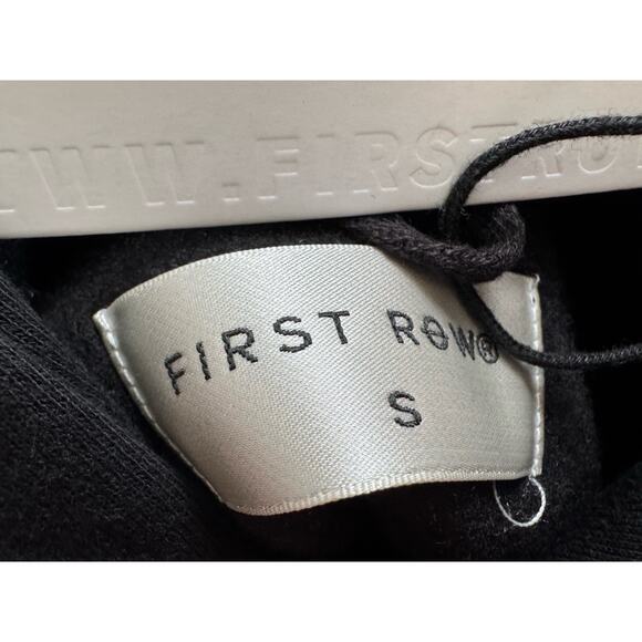 First Row Art Dept graphic fleece Varsity hoodie with patches Small New Nwt - Picture 9 of 12